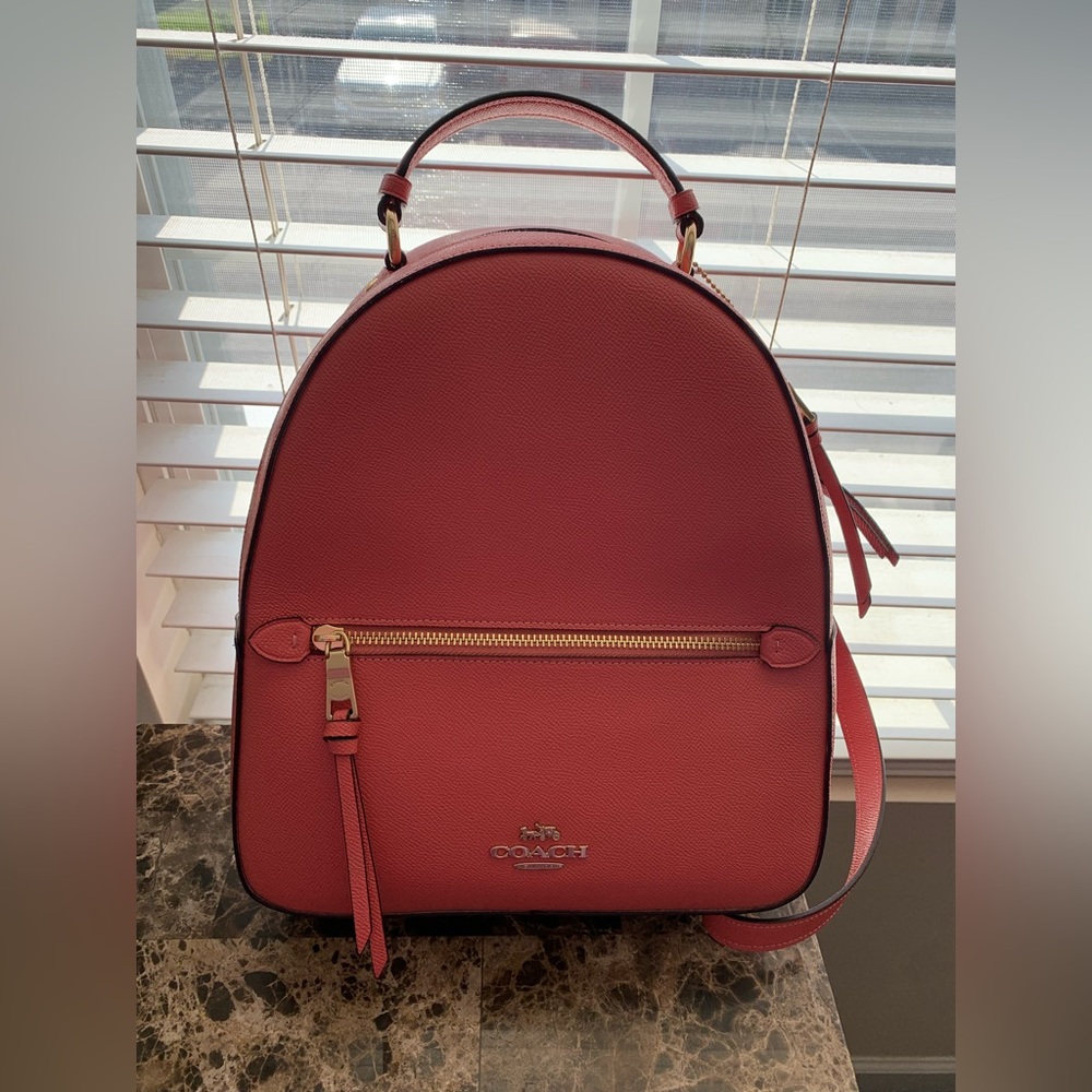 Coach Jordyn Backpack Bag in Coral
